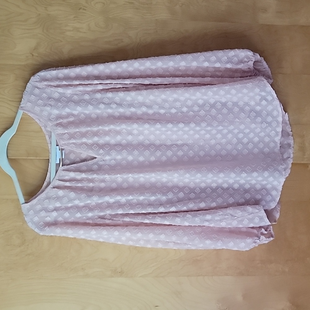 Liz Claiborne Blush Pink Blouse And Cami